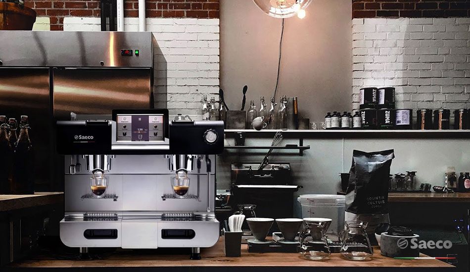 máy pha cà phê viên nén, máy pha cafe viên nén saeco, saeco dually