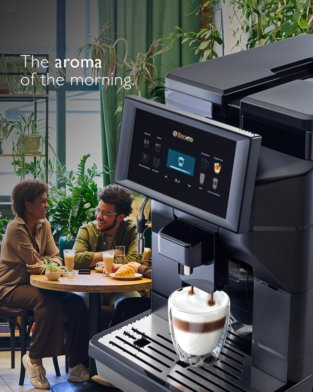 Saeco Aurora M2 có thiết kế hiện đại, thời thượng