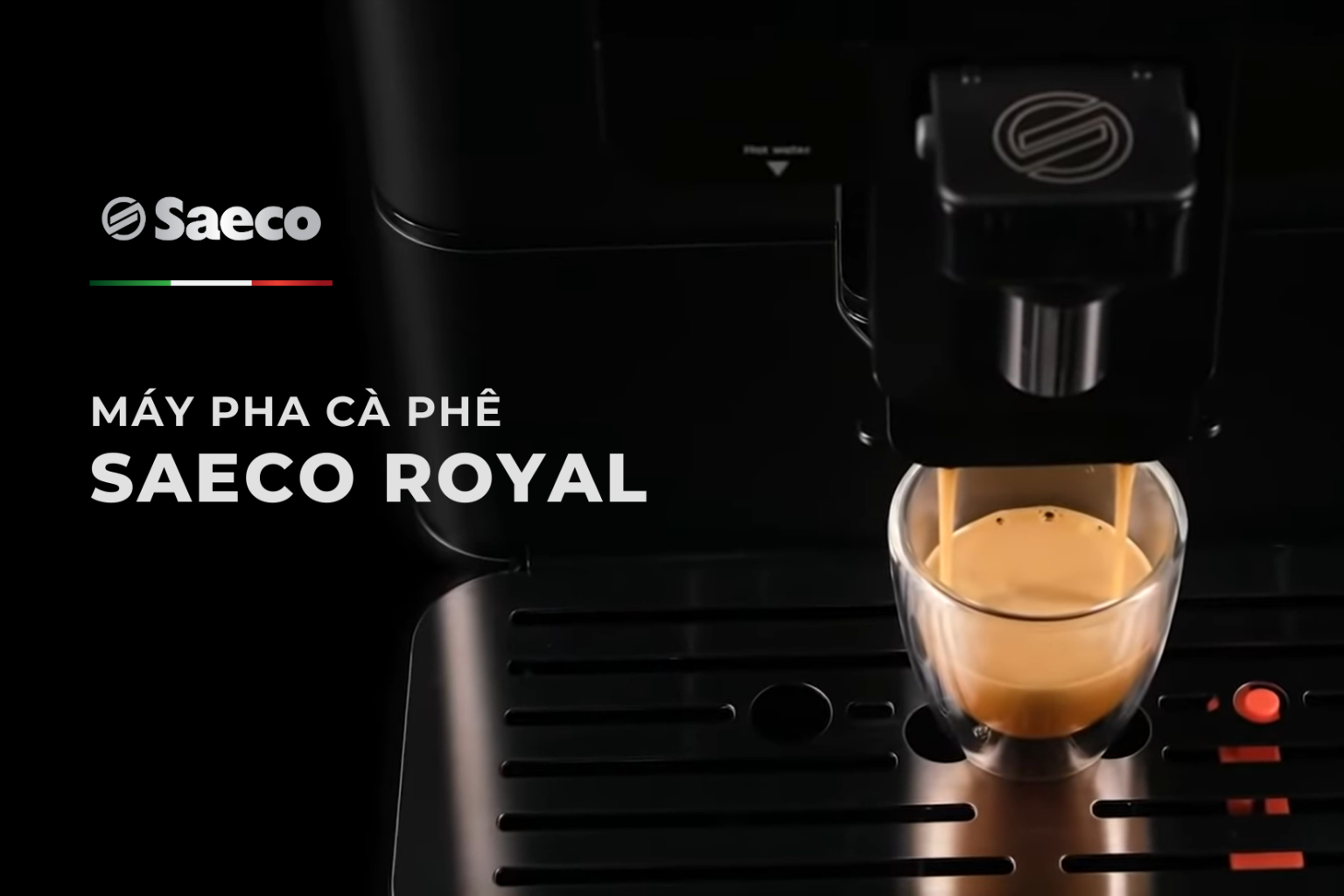 Máy pha cà phê SAECO ROYAL OTC | Pha Cappuccino tự động